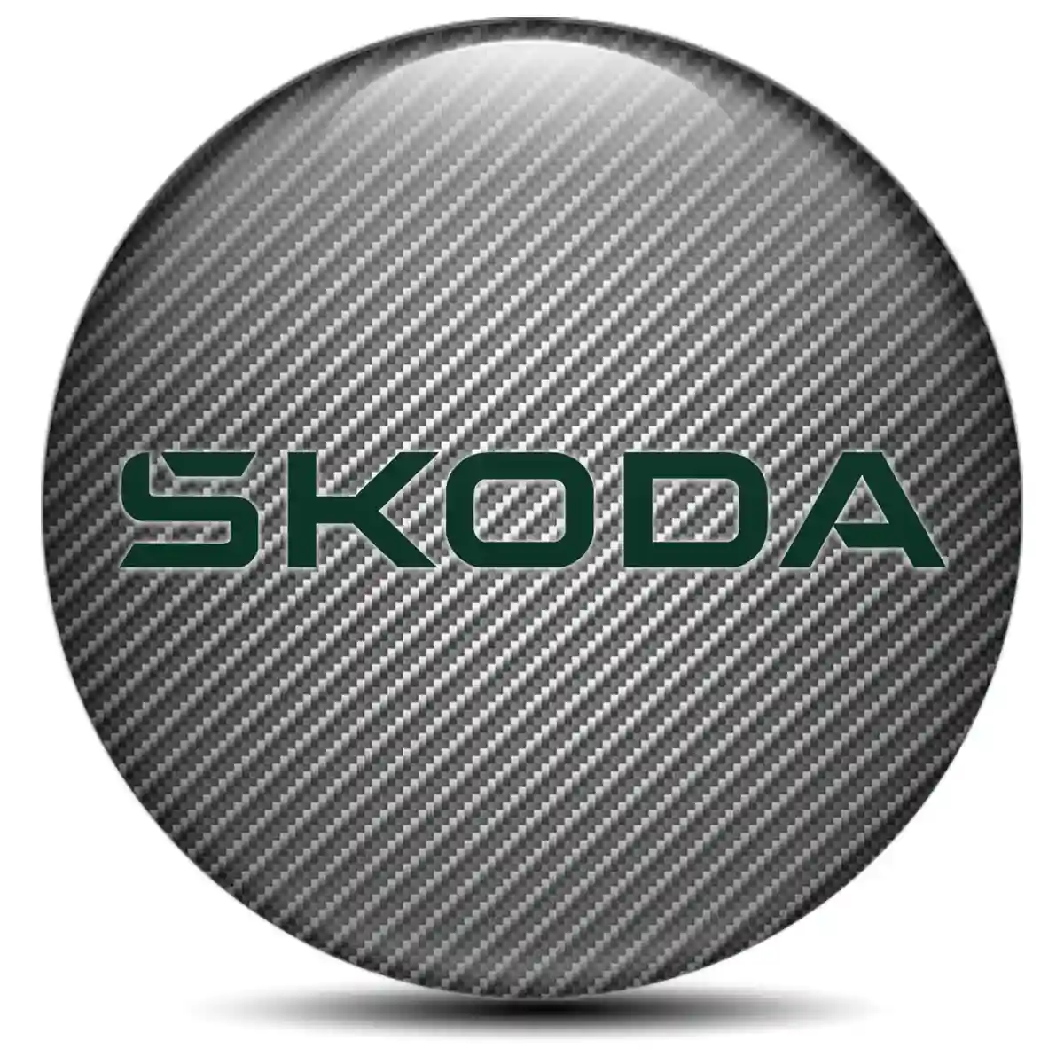 Skoda Logo Silicone Emblem High Quality