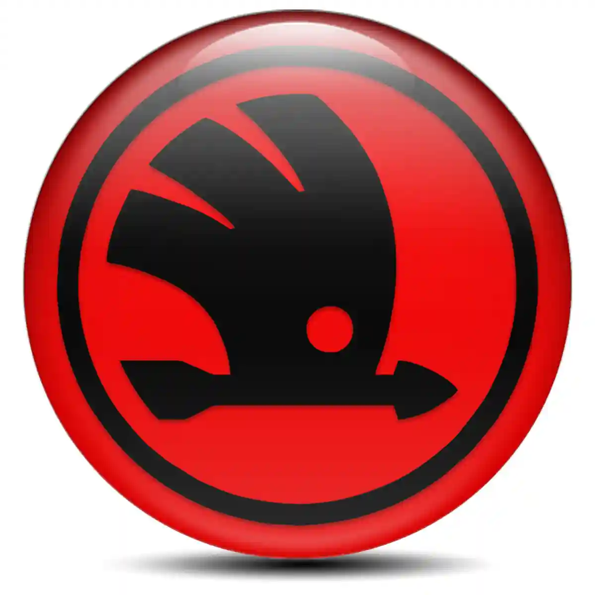Skoda Logo Silicone Emblem Premium Edition