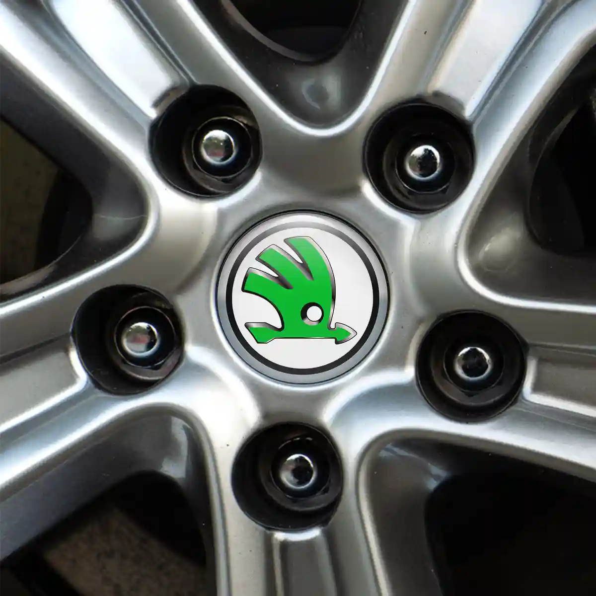 Skoda Logo Silicone Emblem Stylish Design
