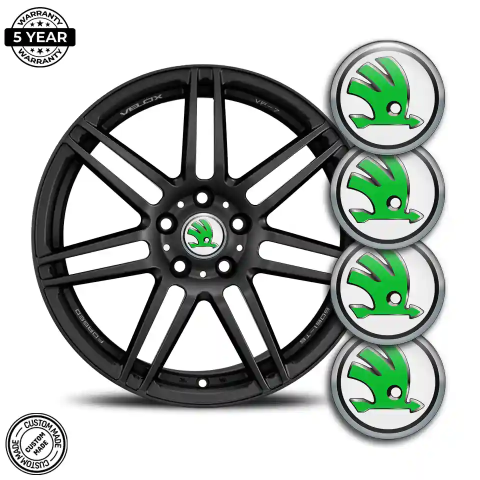 Skoda Logo Silicone Emblem Stylish Design