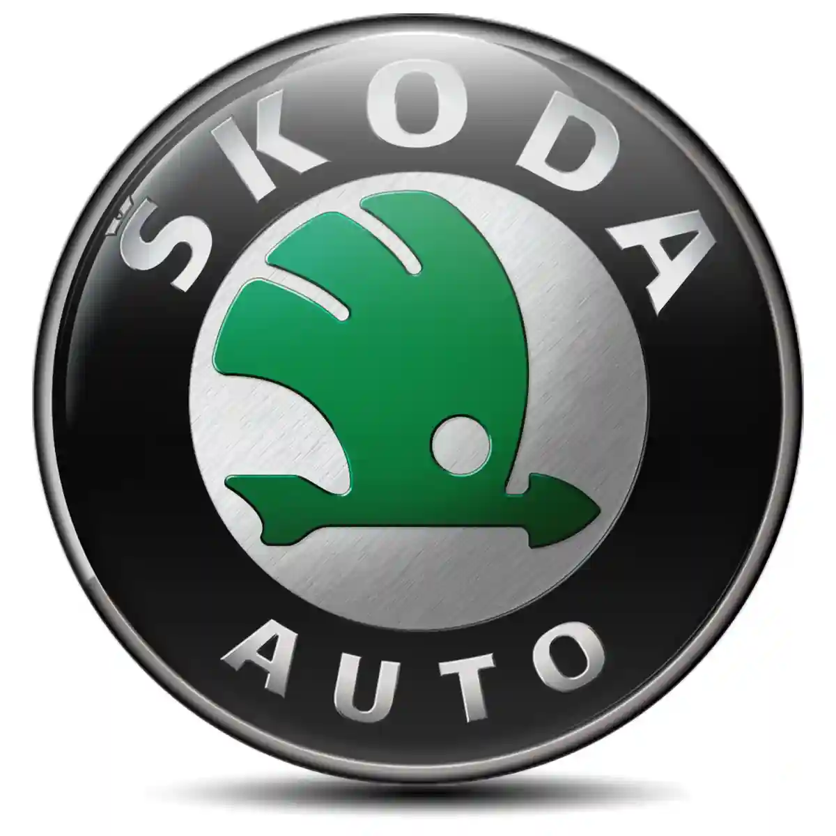 Skoda Logo Silicone Sticker Premium Edition