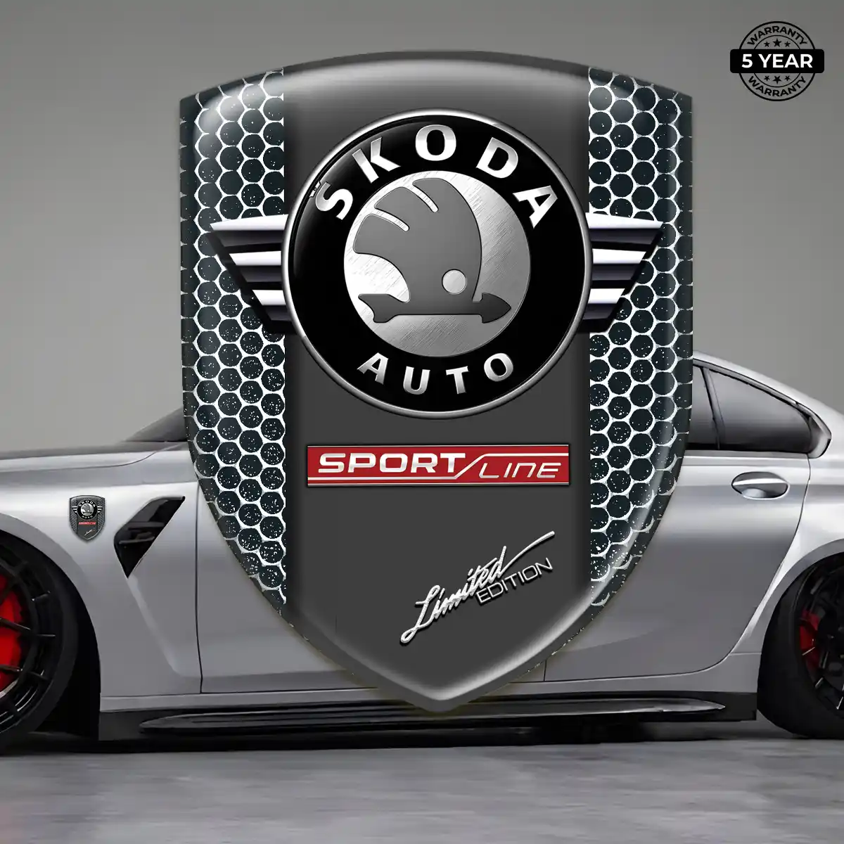 Skoda Silicone Badge Elite Finish