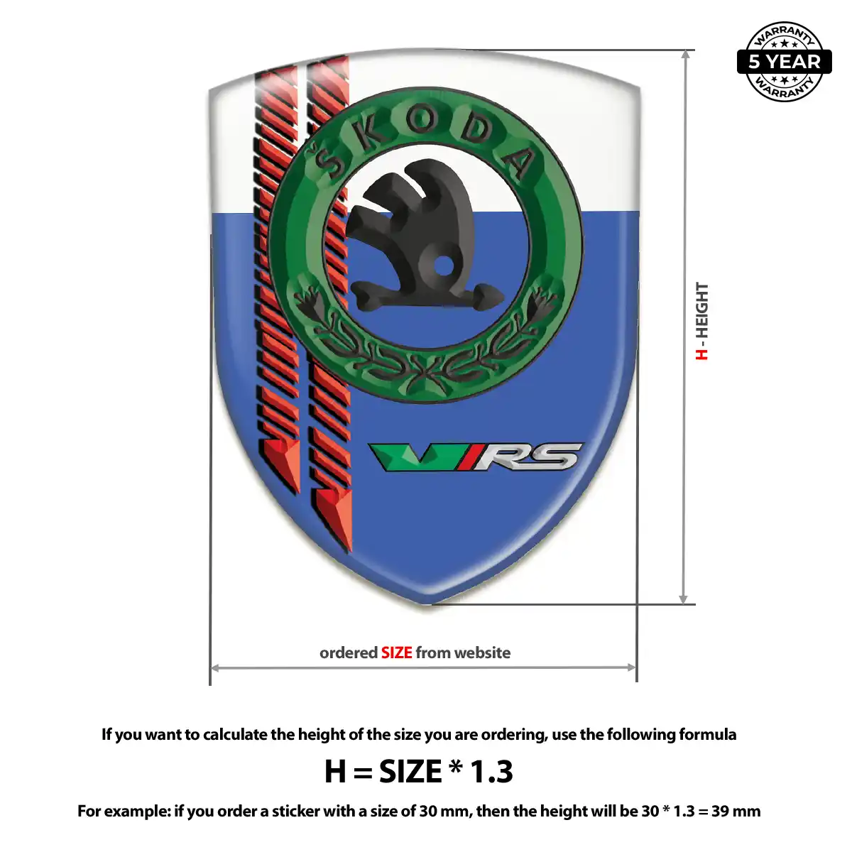 Skoda Silicone Badge Sleek Style