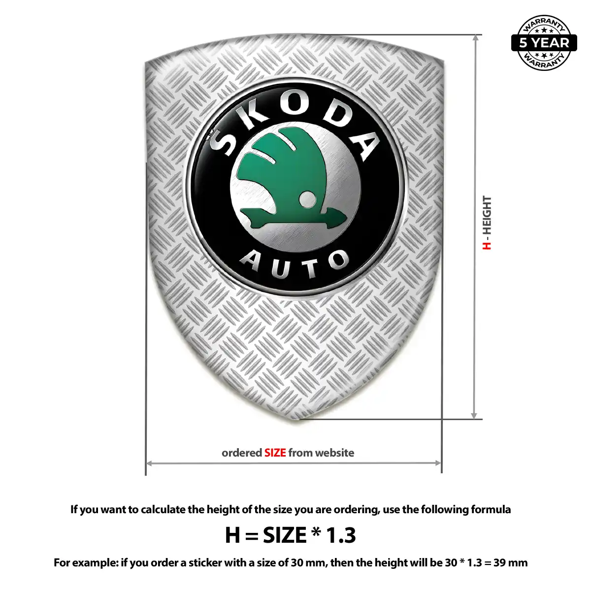Skoda Silicone Badge Superior Craft
