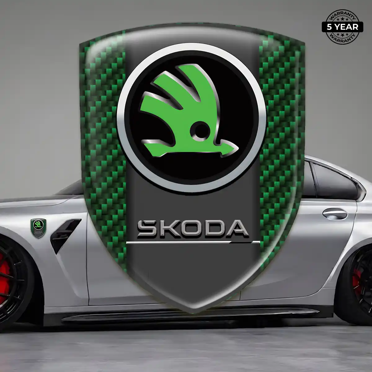 Skoda Silicone Emblem Elite Finish