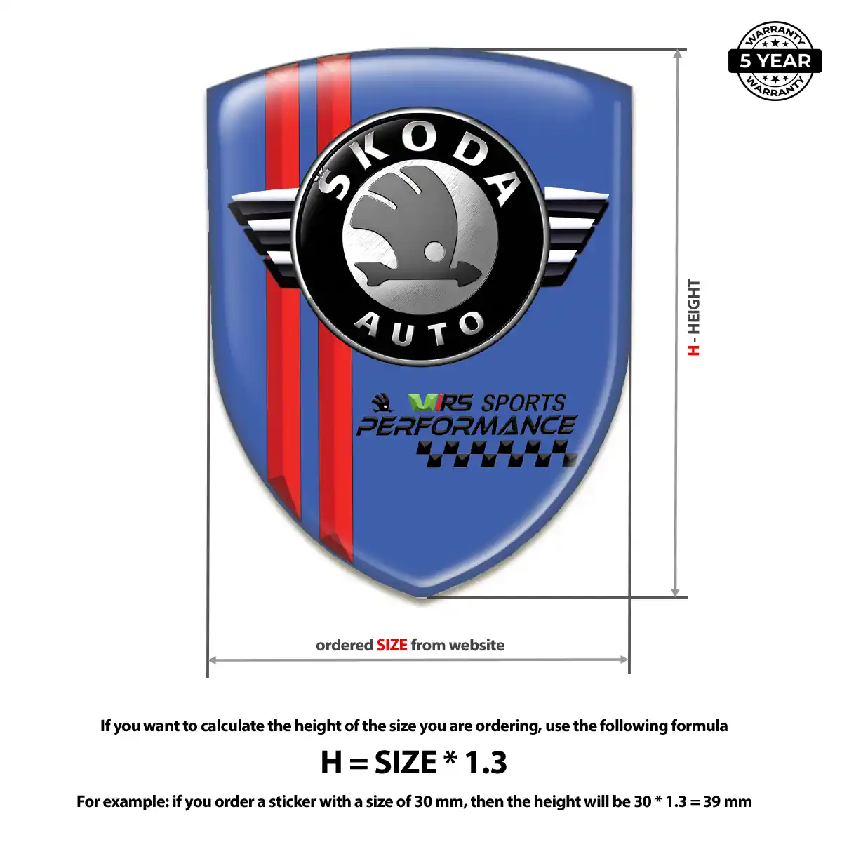 Skoda Silicone Emblem Sleek Style