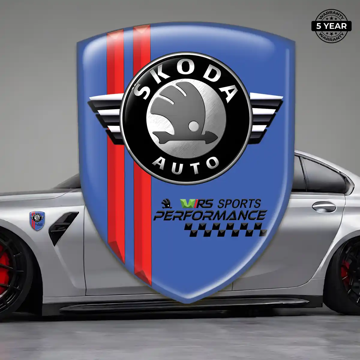 Skoda Silicone Emblem Sleek Style