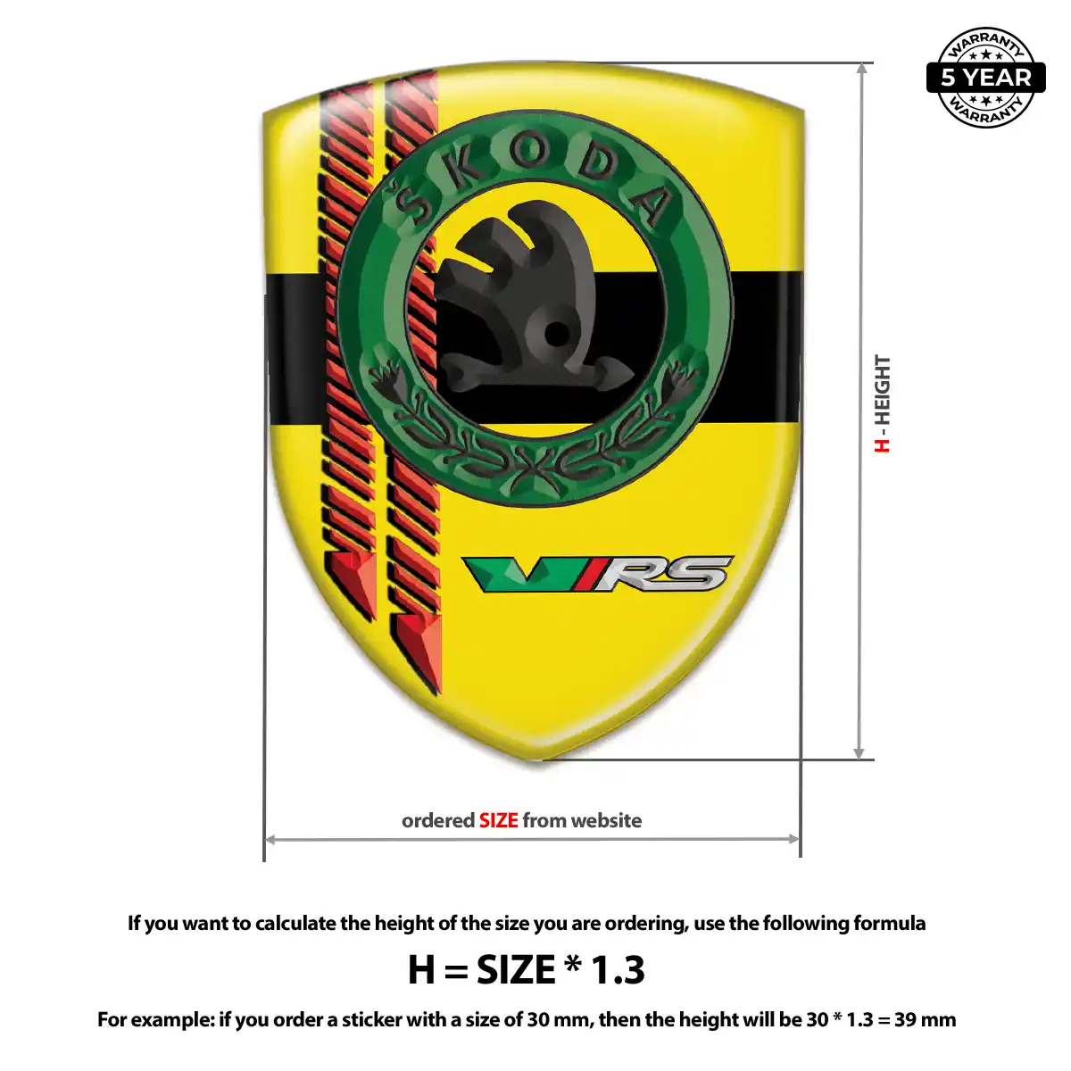 Skoda Silicone Emblem Superior Craft