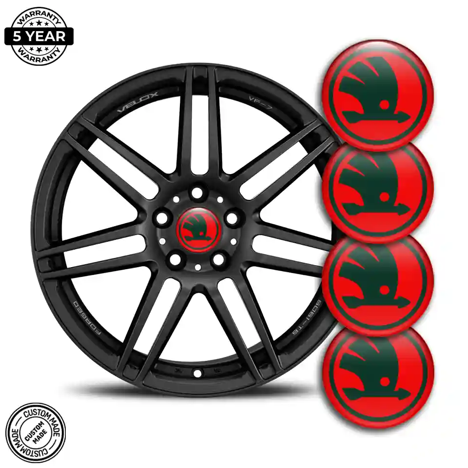 Skoda Silicone Sticker Self-Adhesive High Quality