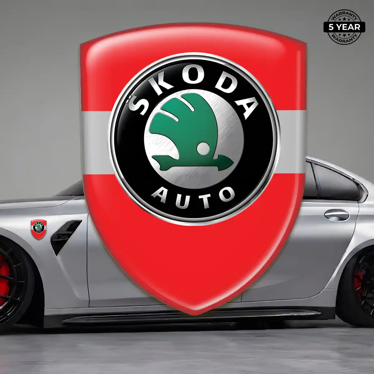 Skoda Silicone Sticker Superior Craft