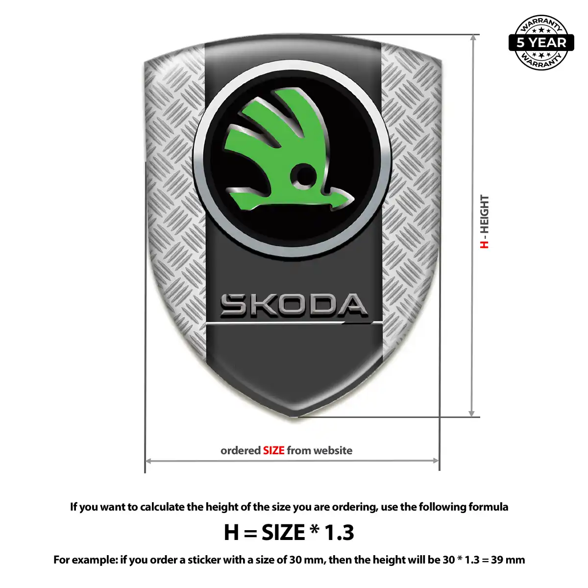 Skoda Sticker Elite Finish