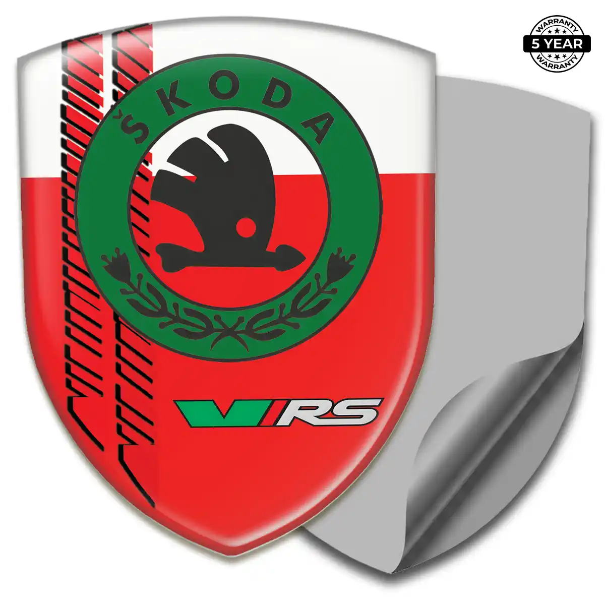 Skoda Vehicle Logo Sticker Sleek Style