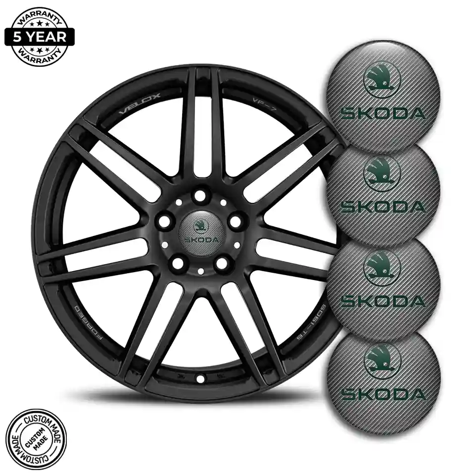 Skoda Wheel Emblem Self-Adhesive High Quality