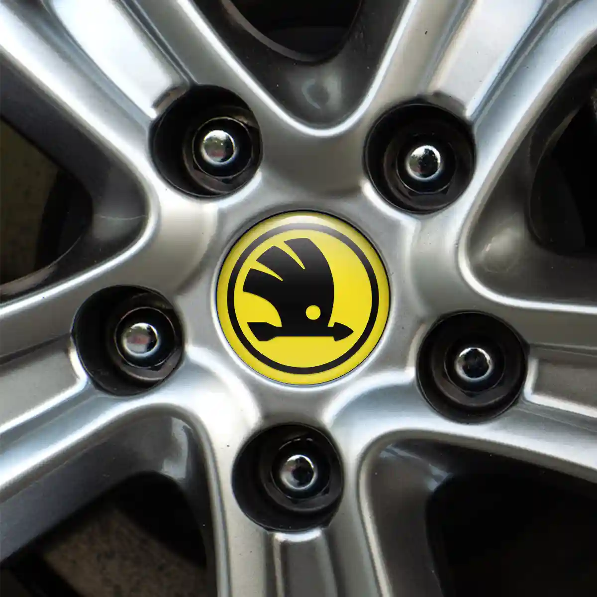Skoda Wheel Emblems Premium Edition