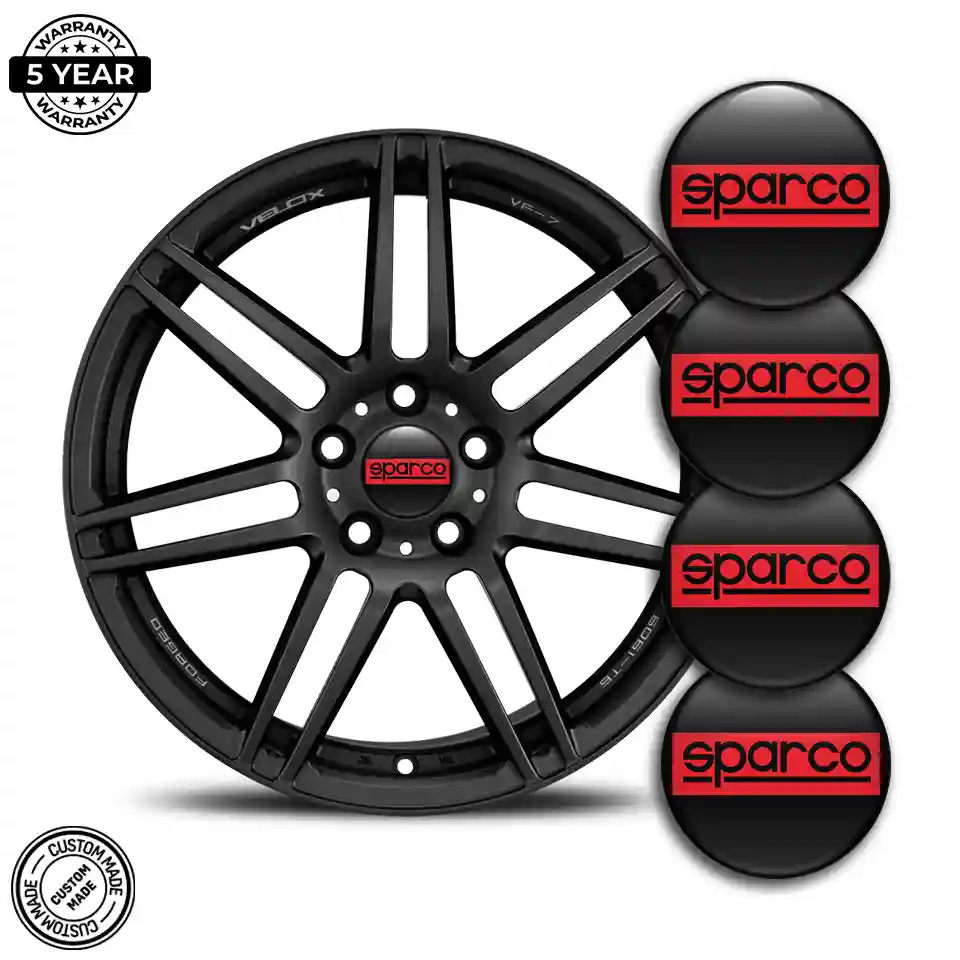 Sparco Emblem Badge Self-Adhesive Deluxe Edition