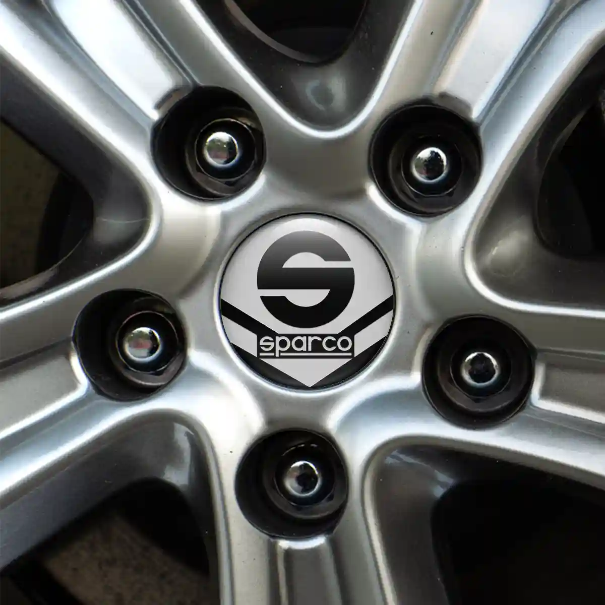 Sparco Emblem Wheel Center Caps Refined Design