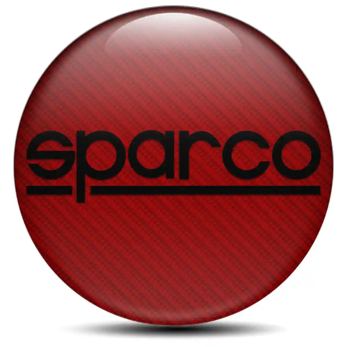 Sparco Logo Silicone Badge Self-Adhesive Elite Finish