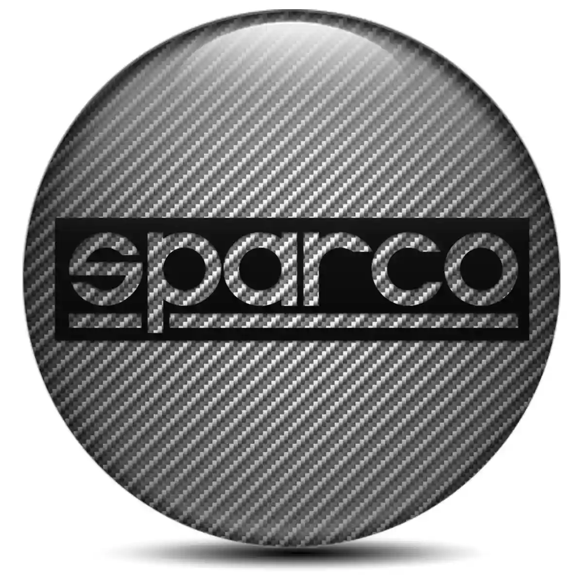 Sparco Logo Silicone Badge Self-Adhesive Exclusive Series