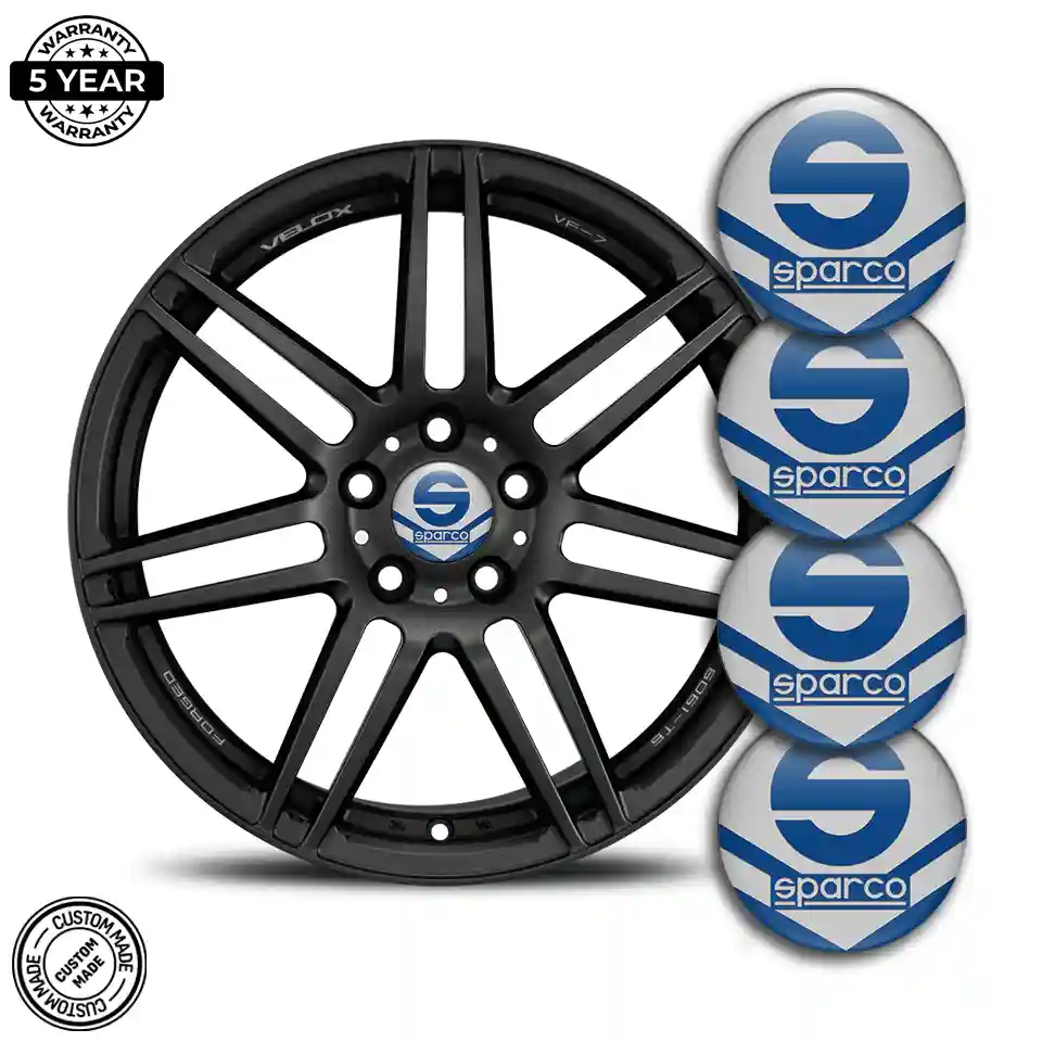 Sparco Logo Silicone Badge Self-Adhesive Noble Edition