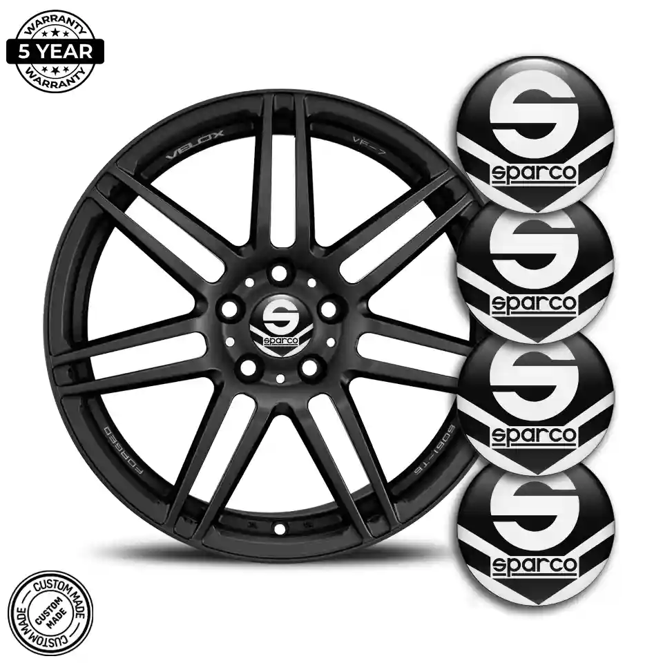 Sparco Logo Silicone Badge Sleek Style
