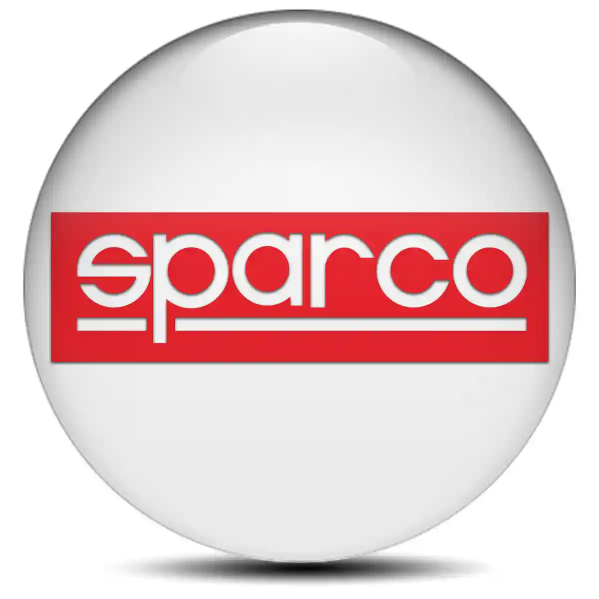 Sparco Logo Silicone Emblem Self-Adhesive Prime Quality