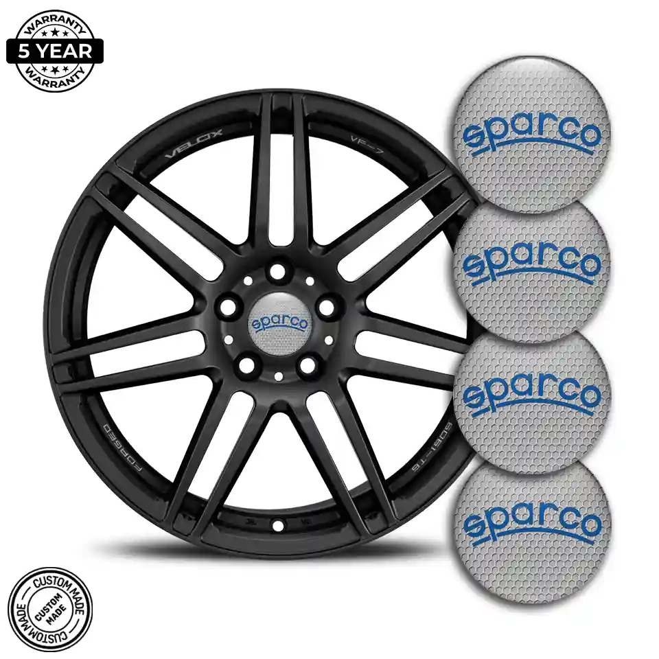 Sparco Logo Silicone Emblem Superior Craft