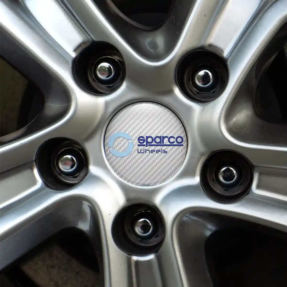 Sparco Logo Silicone Sticker Self-Adhesive Deluxe Edition