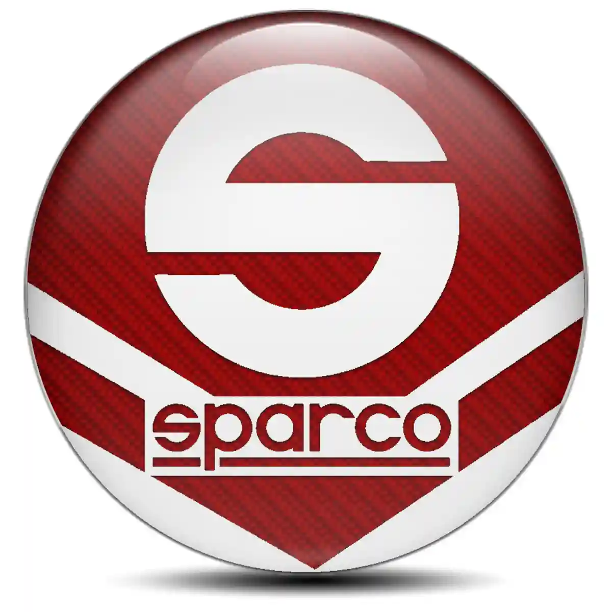 Sparco Logo Silicone Sticker Self-Adhesive Elite Finish