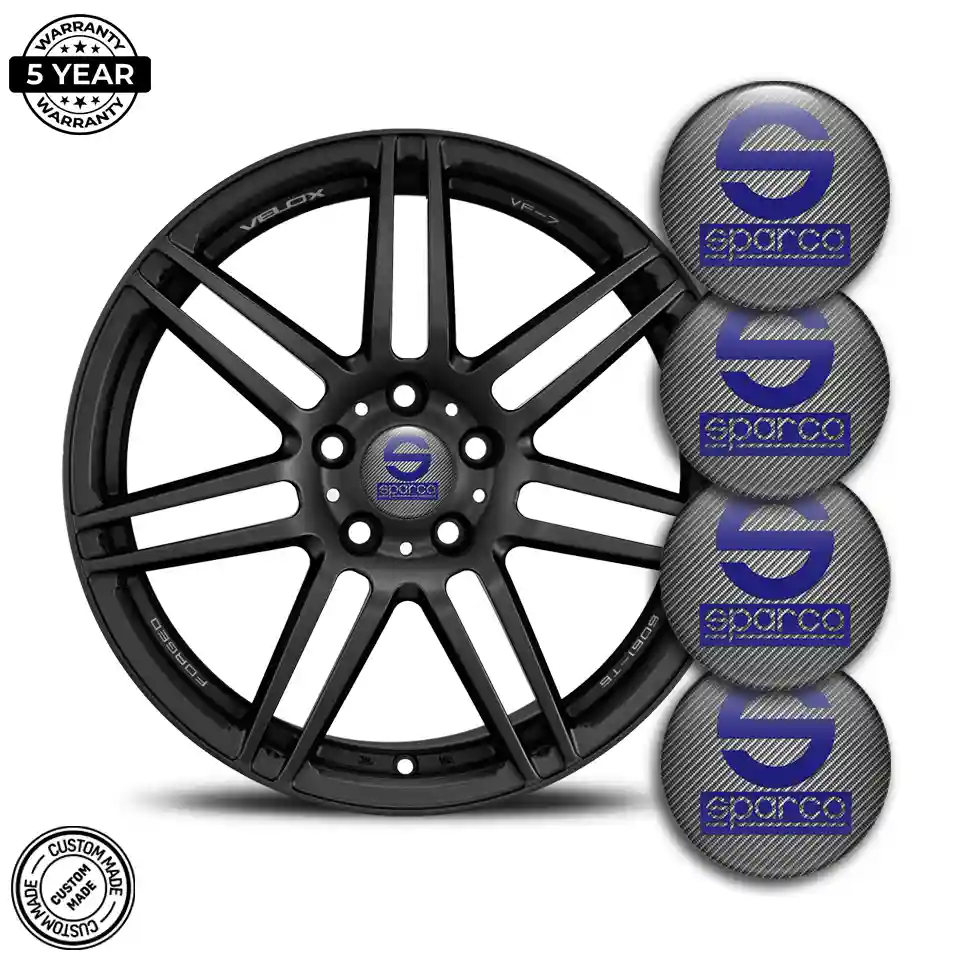 Sparco Logo Silicone Sticker Self-Adhesive Noble Edition