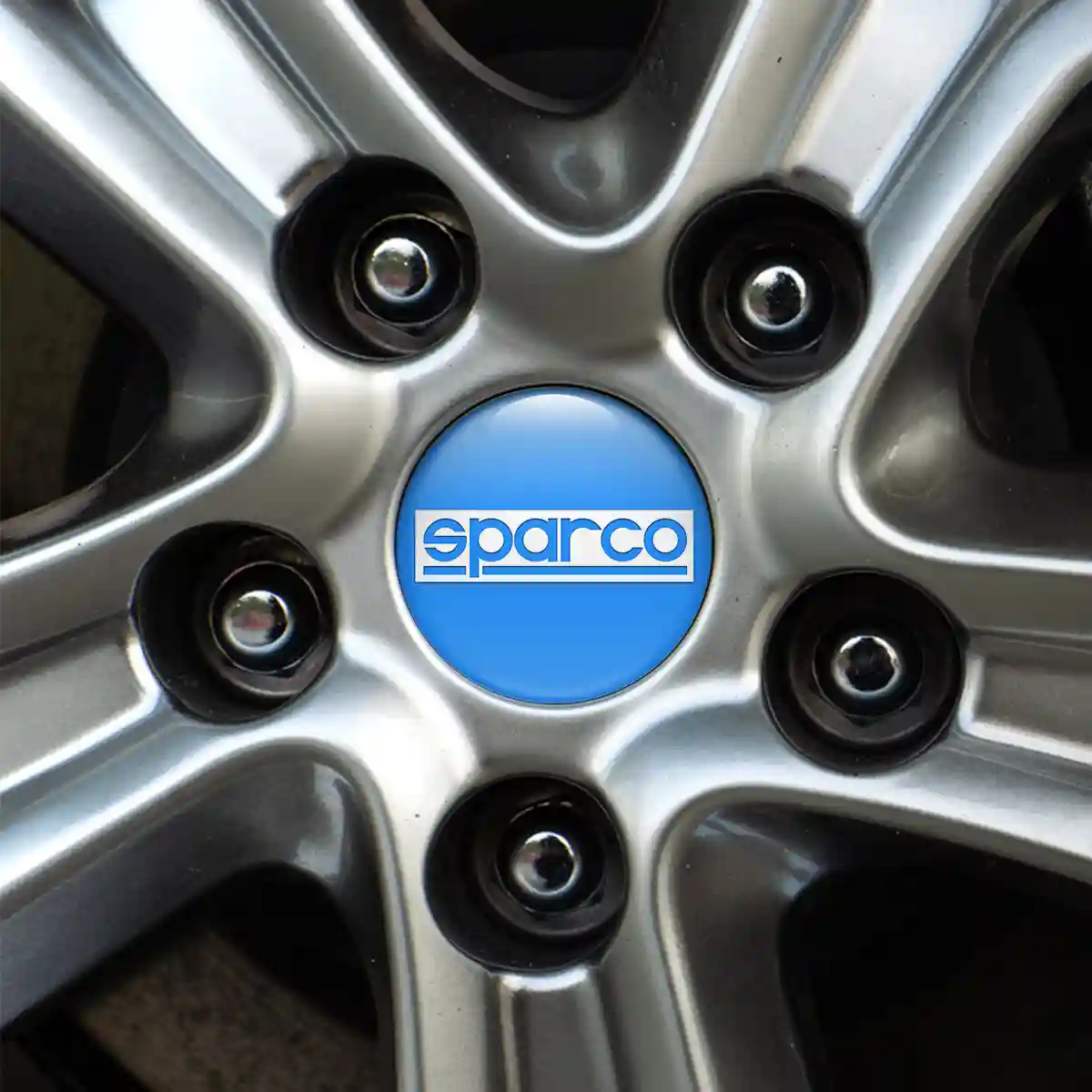 Sparco Logo Silicone Sticker Self-Adhesive Prestige Line