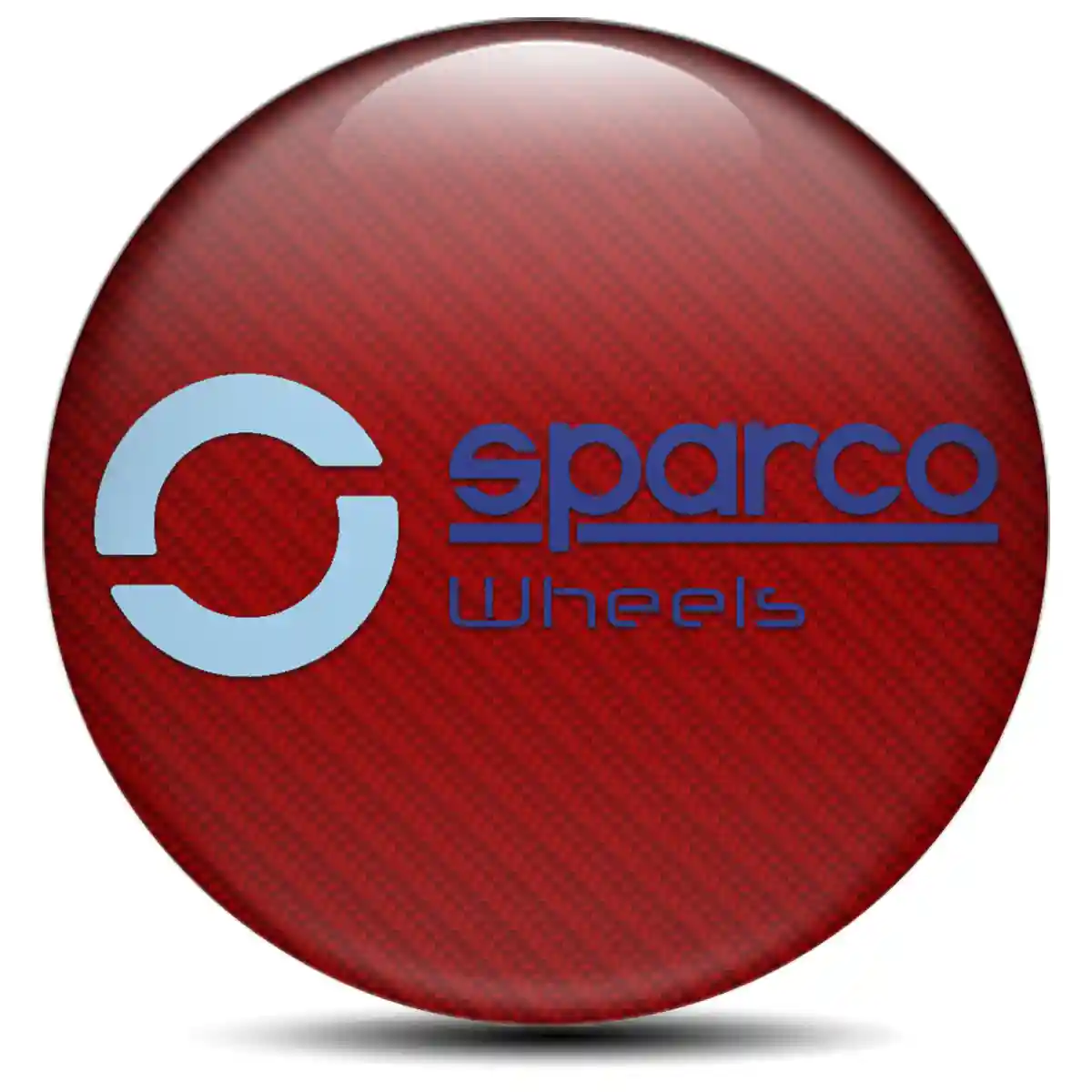 Sparco Logo Silicone Sticker Self-Adhesive Sleek Style