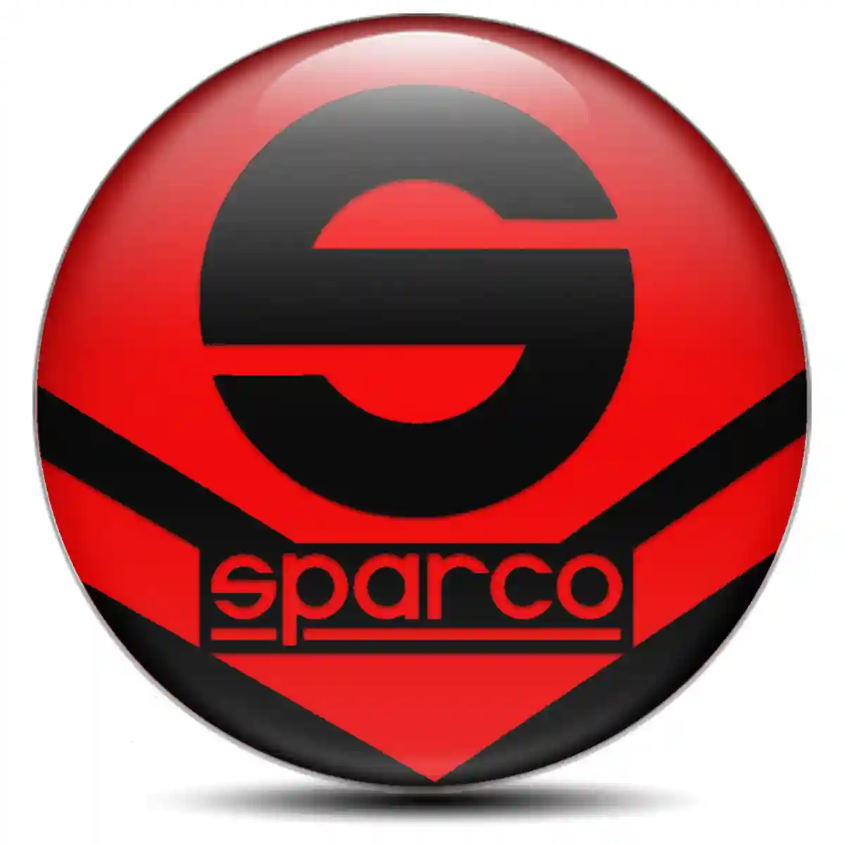 Sparco Logo Silicone Sticker Self-Adhesive Superior Craft