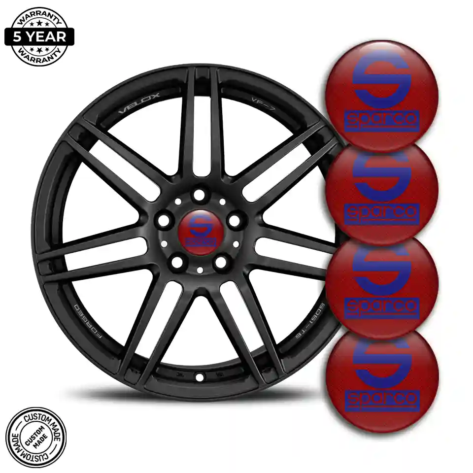 Sparco Logo Silicone Sticker Signature Grade