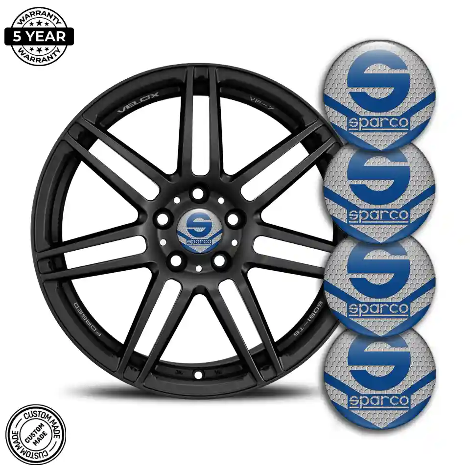Sparco Silicone Emblem Self-Adhesive Refined Design