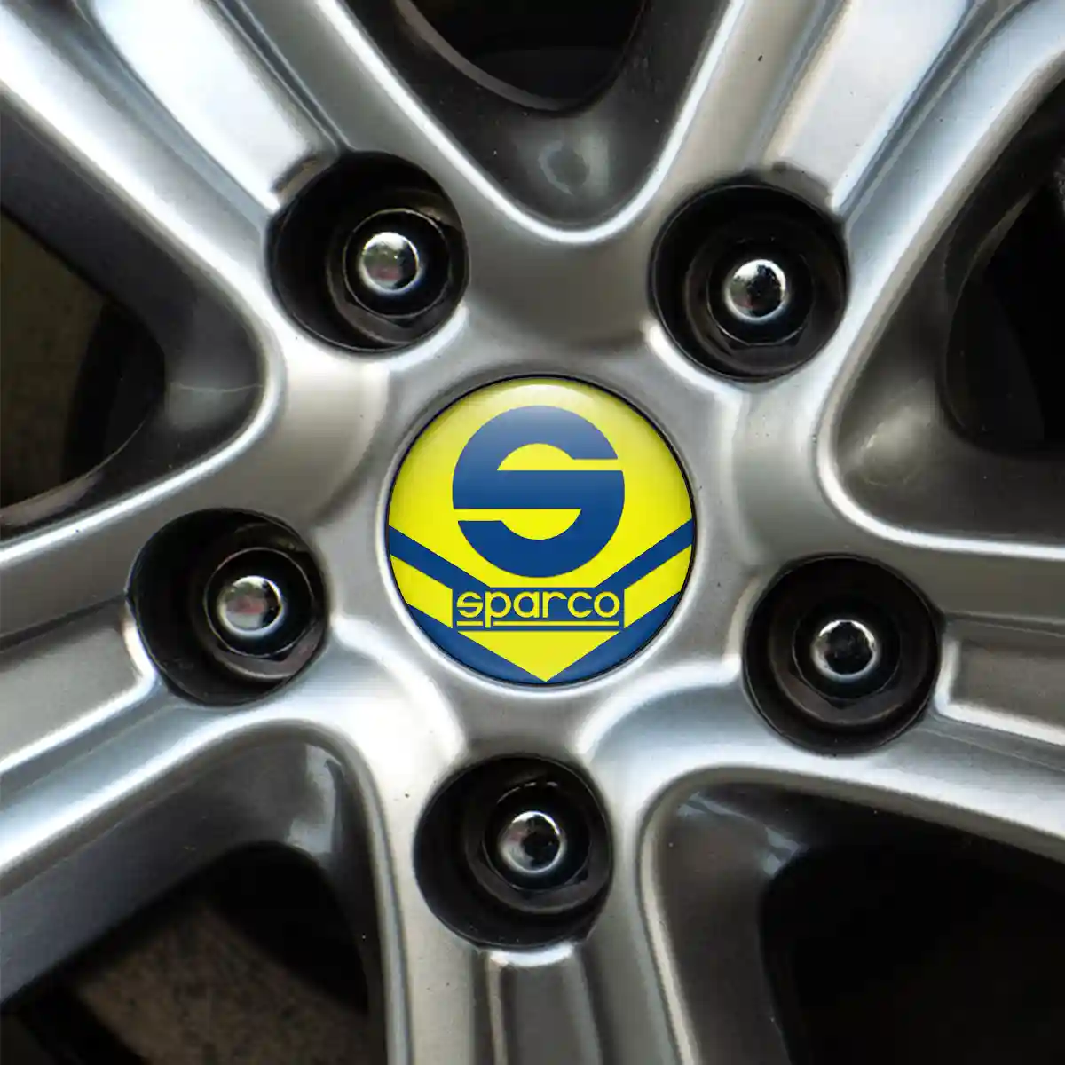 Sparco Wheel Emblem Self-Adhesive Elite Finish