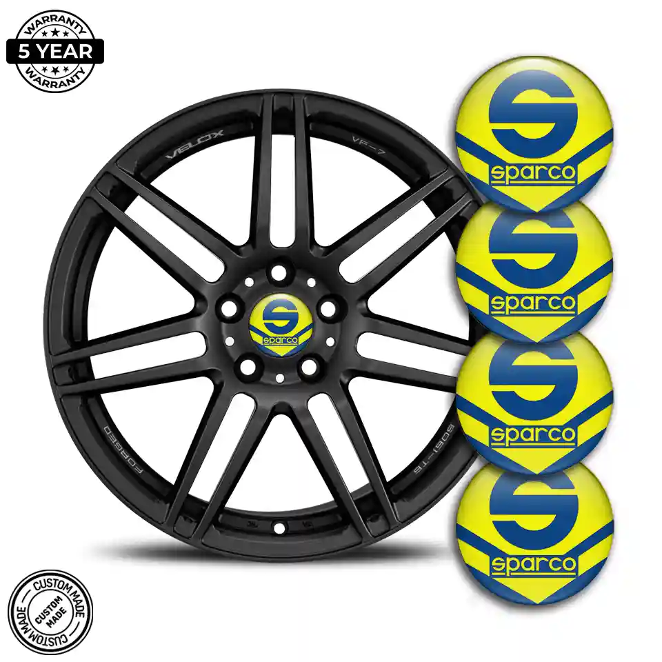 Sparco Wheel Emblem Self-Adhesive Elite Finish
