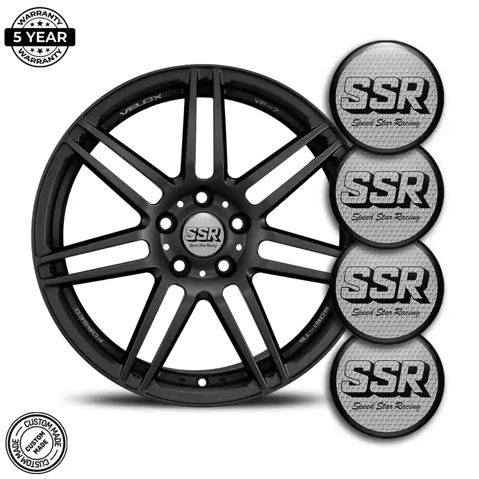 SSR Badge Emblems Center Cap Elite Finish