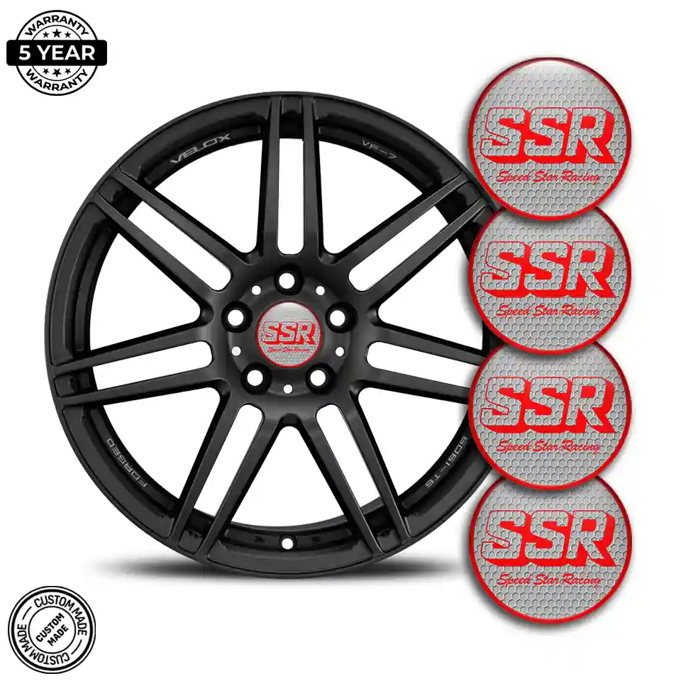 SSR Badge Emblems Center Cap Sleek Style
