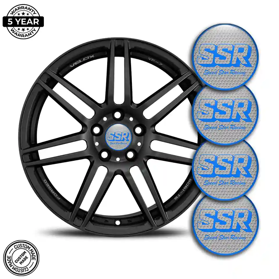 SSR Domed Sticker Elite Finish