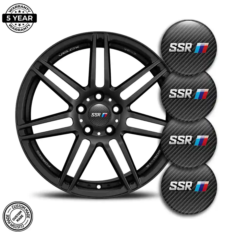 SSR Domed Sticker Refined Design