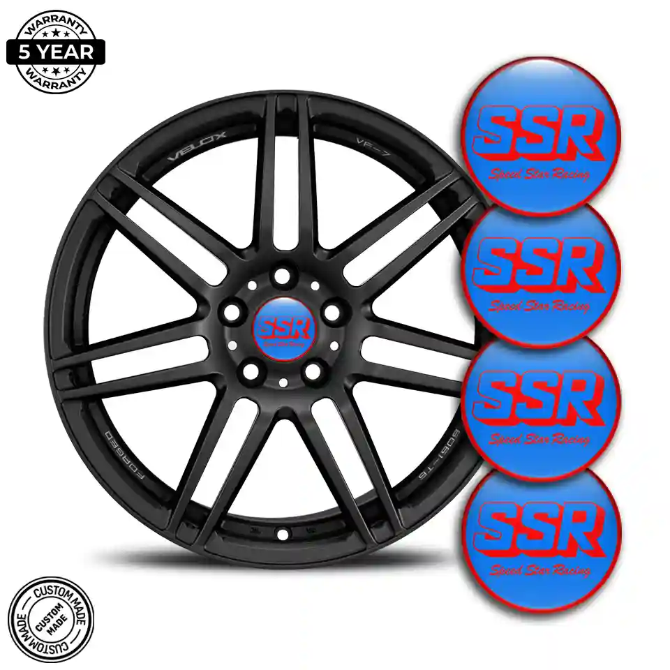SSR Emblem Badge Self-Adhesive Sleek Style