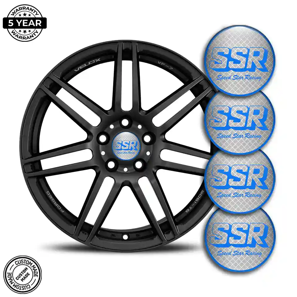 SSR Logo Emblem Self-Adhesive Sleek Style