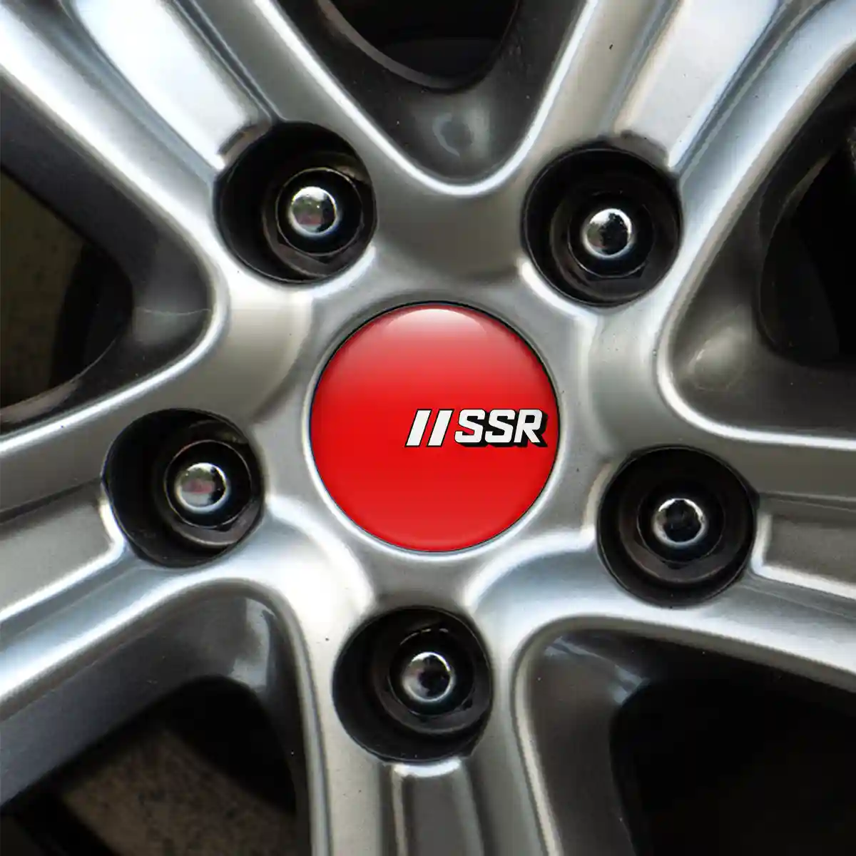 SSR Logo Silicone Badge Prime Quality