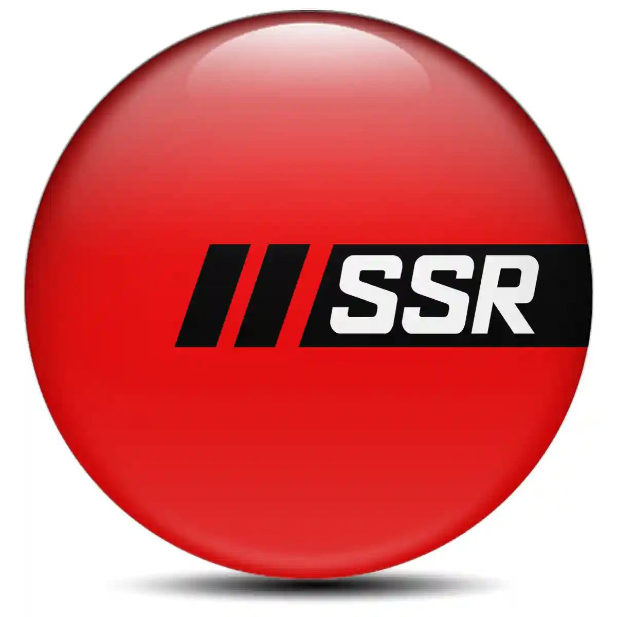 SSR Logo Silicone Badge Self-Adhesive Prime Quality