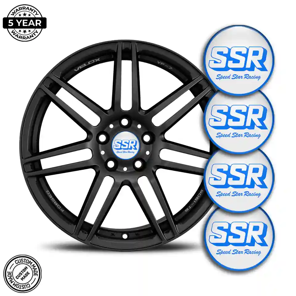 SSR Logo Silicone Badge Sleek Style
