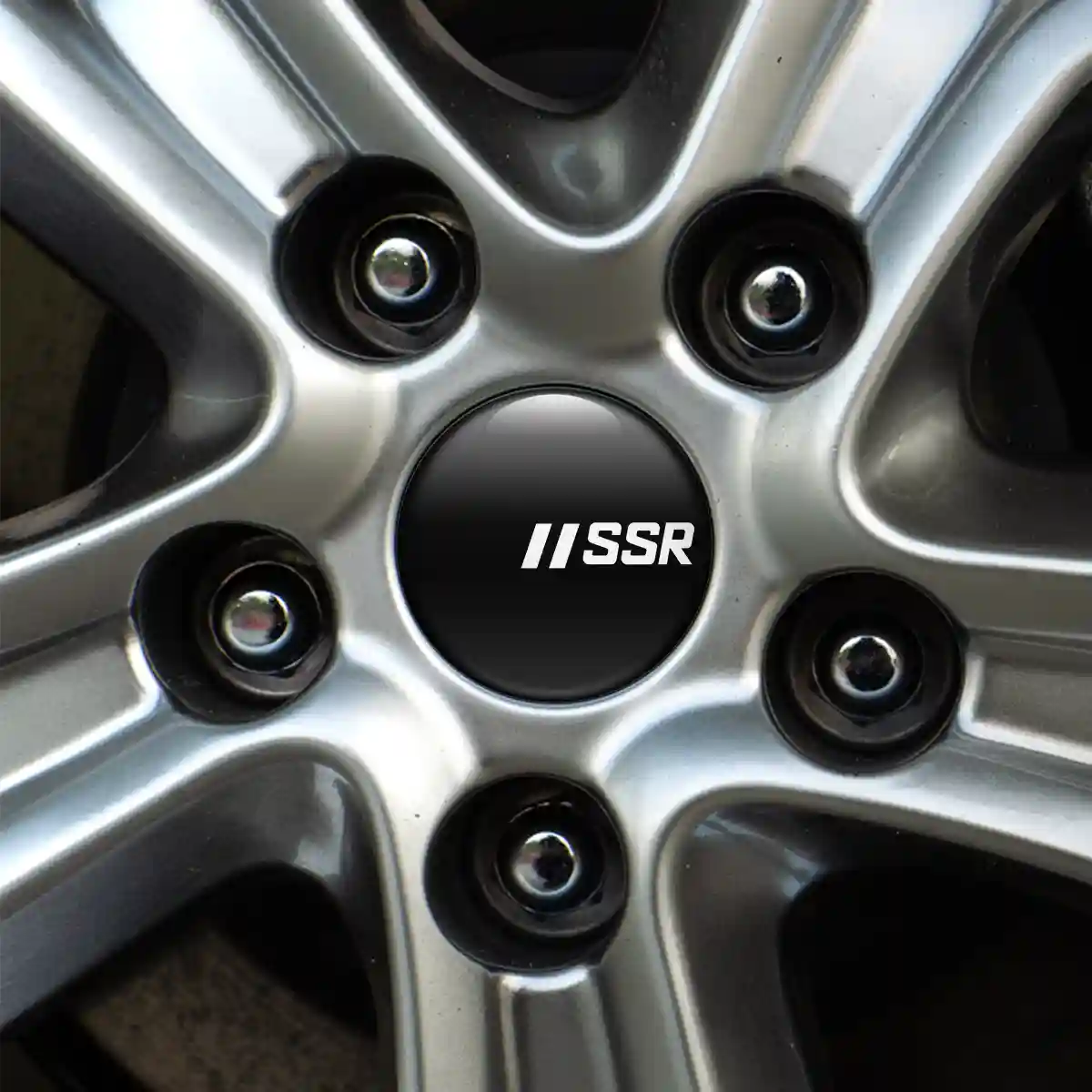 SSR Logo Silicone Emblem Self-Adhesive Prime Quality