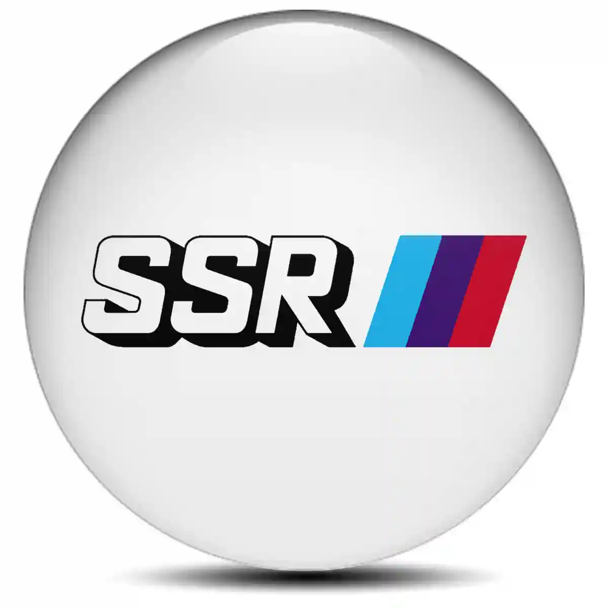 SSR Logo Silicone Emblem Sleek Style