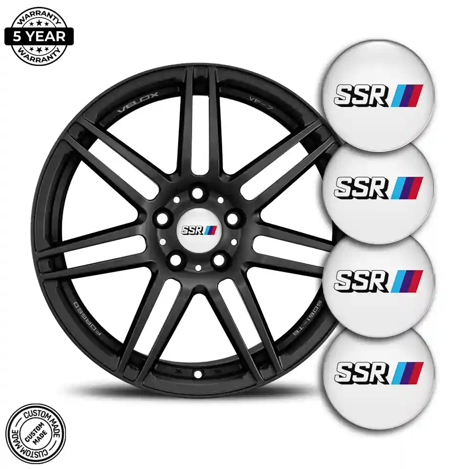 SSR Logo Silicone Emblem Sleek Style