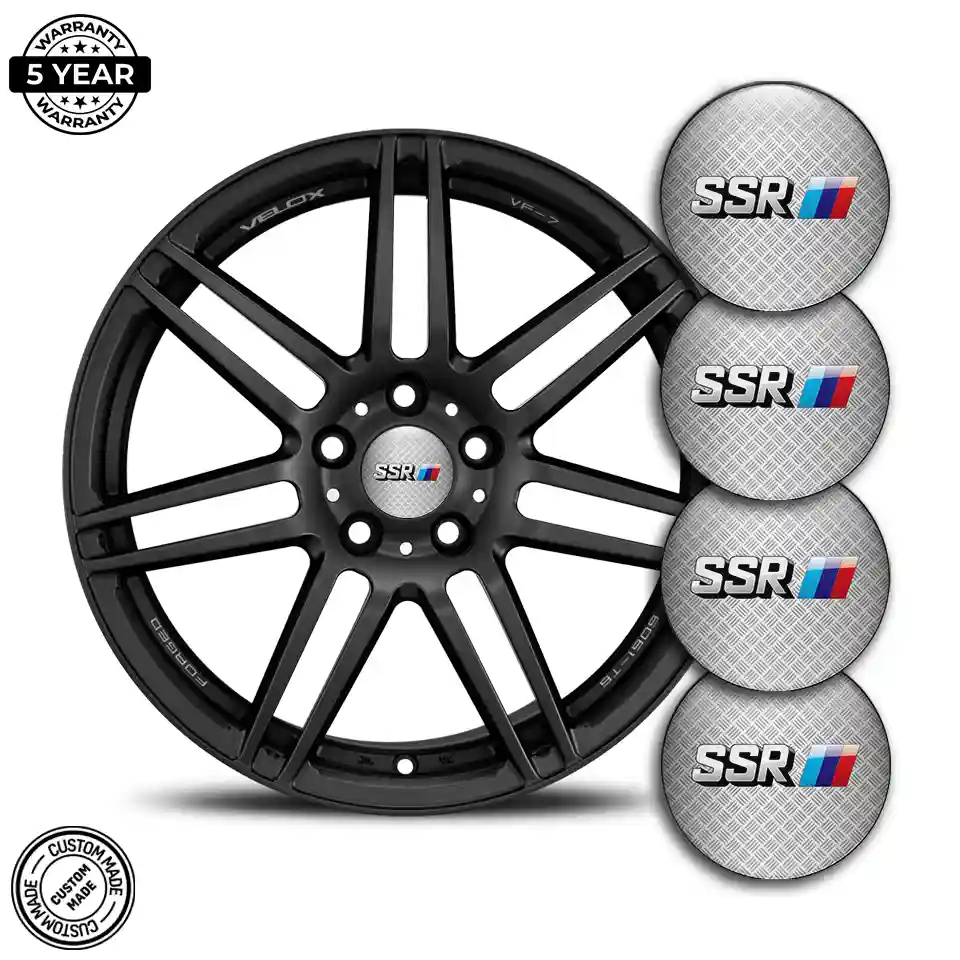 SSR Logo Silicone Sticker Self-Adhesive Prime Quality