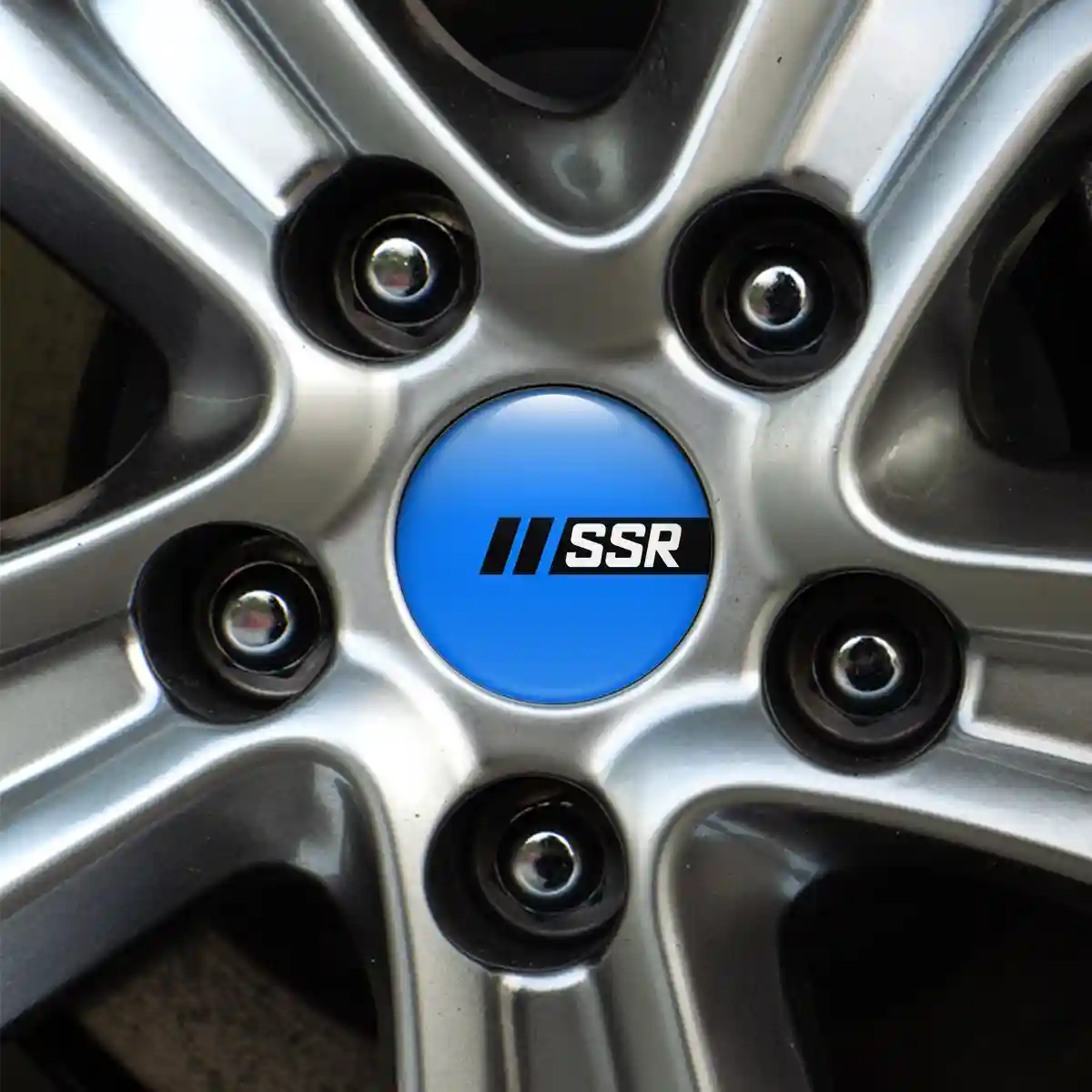 SSR Logo Silicone Sticker Sleek Style